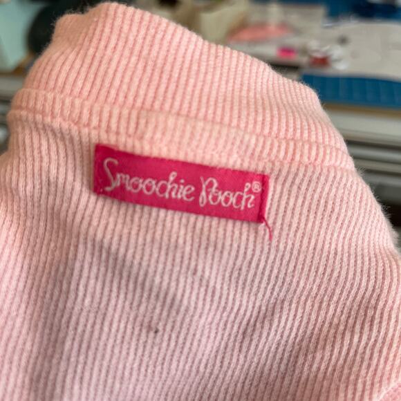 Smoothie Pooch Pink Faux Fur Zip Up Jacket With Scarf Size S - Picture 8 of 12